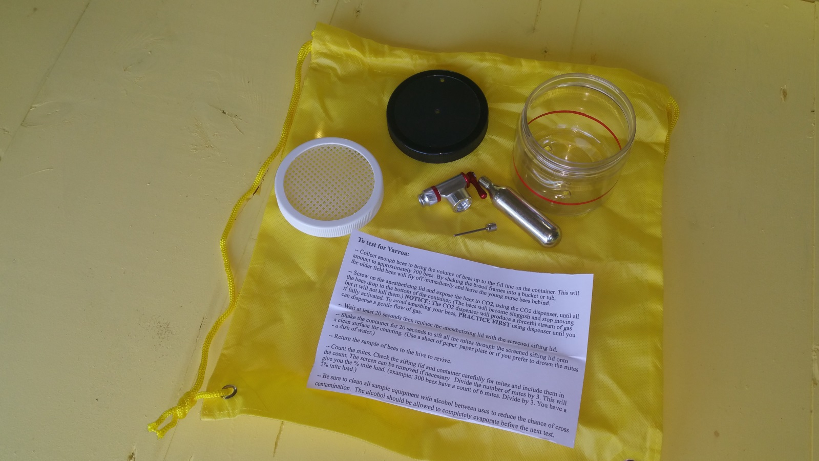 Non-Lethal Varroa Detection System